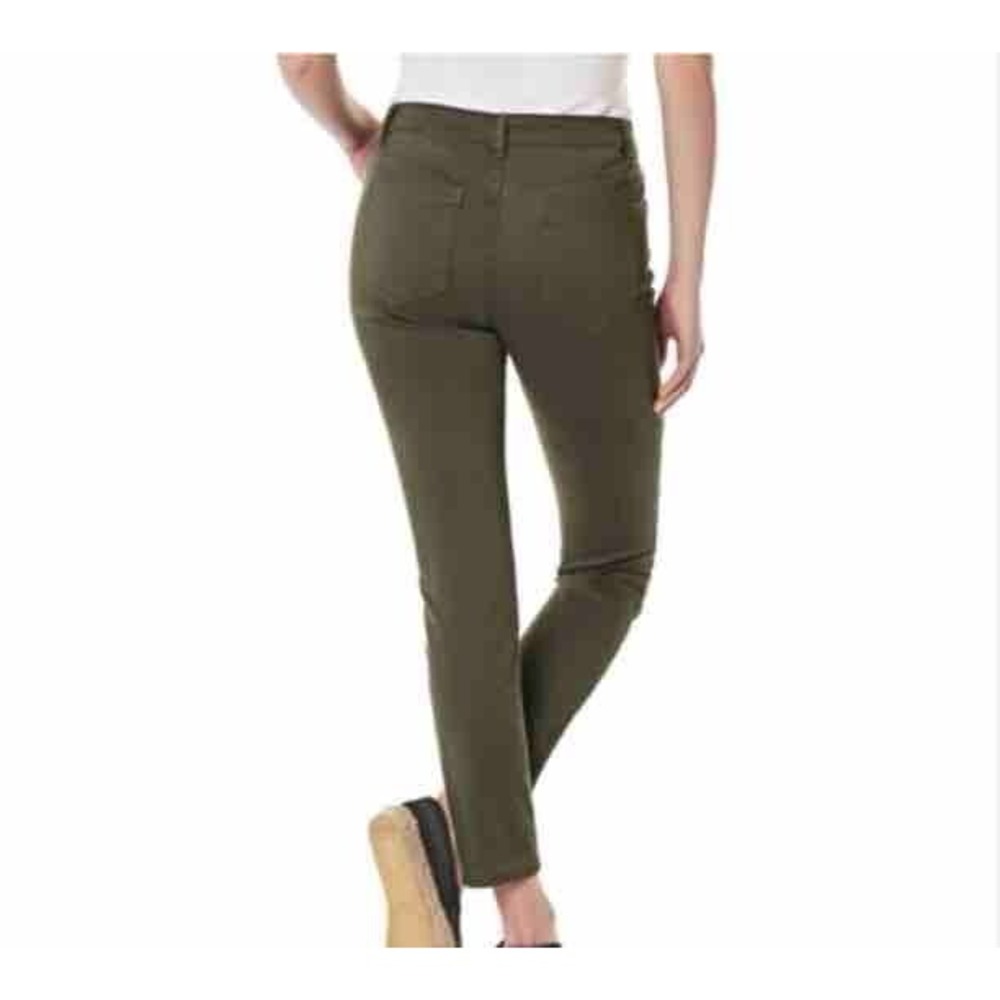 Buffalo David Bitton Jeans Women 4/27 Mid Rise Skinny Stretch Green‎ Street Gorp